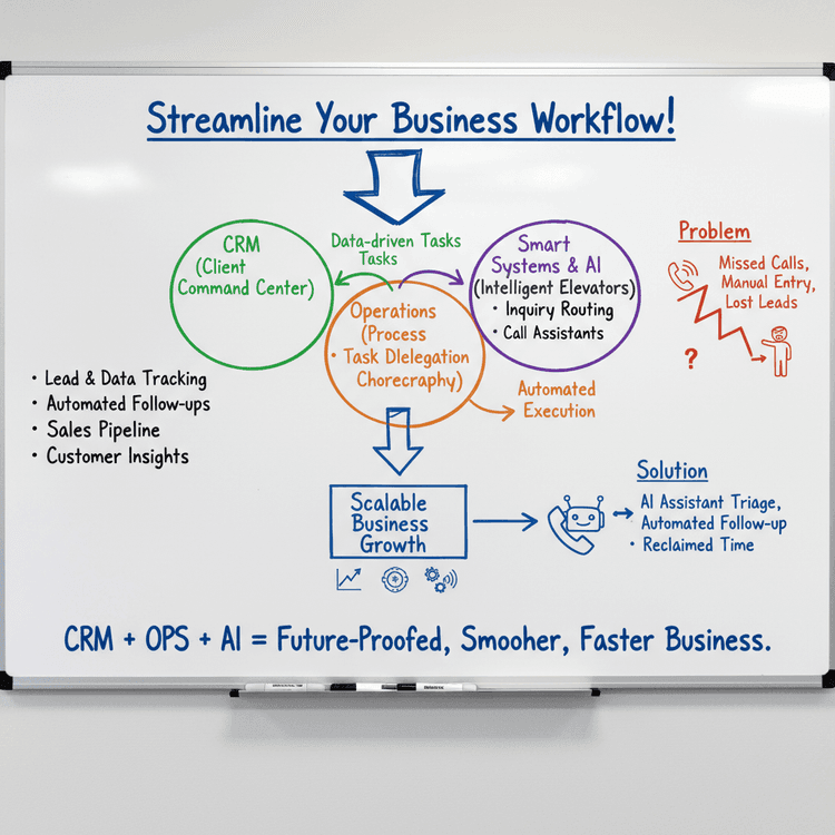 CRMs, operations, and systems (tool-friendly topics)