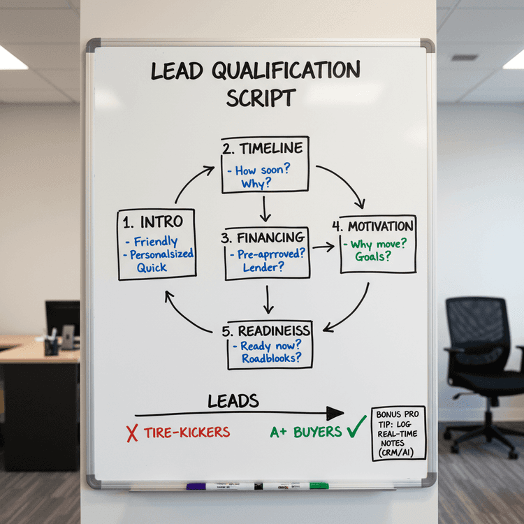 The Ultimate Lead Qualification Script for Buyers (Timeline, Financing, Motivation, Readiness)